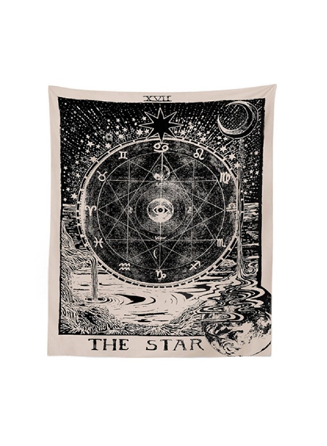 Printed Tapestry Beige/Black 0.3x150x130cm  - Image 5