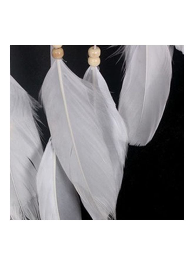مصباح LED على شكل قلب ومزين بريش أبيض 15x60Ø³Ù†ØªÙŠÙ…ØªØ±  - Image 3