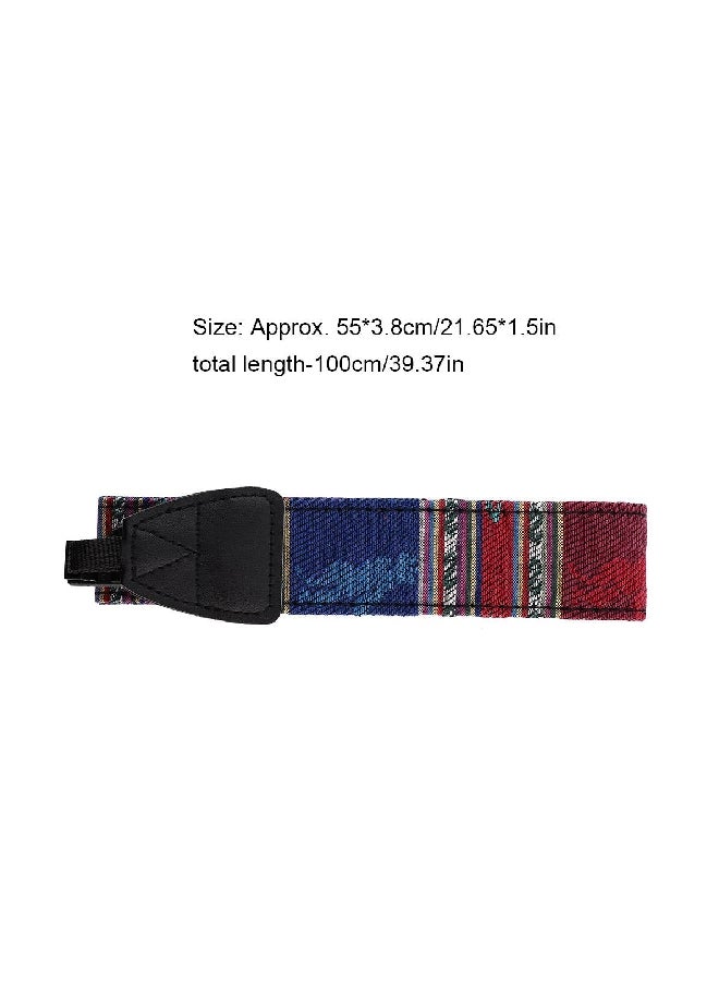 Generic Printed Shoulder Strap For DSLR Camera Red/Blue/Black  - Image 2