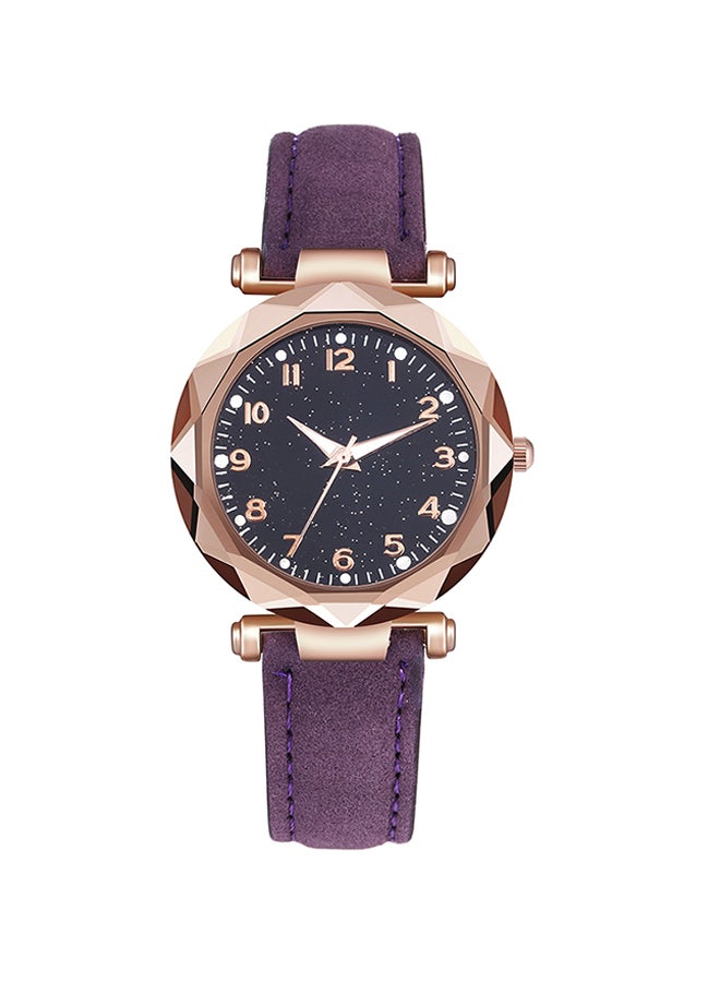 ساعة يد بعقارب وبسوار من جلد البولي يوريثان طراز BAOK0087 unisex