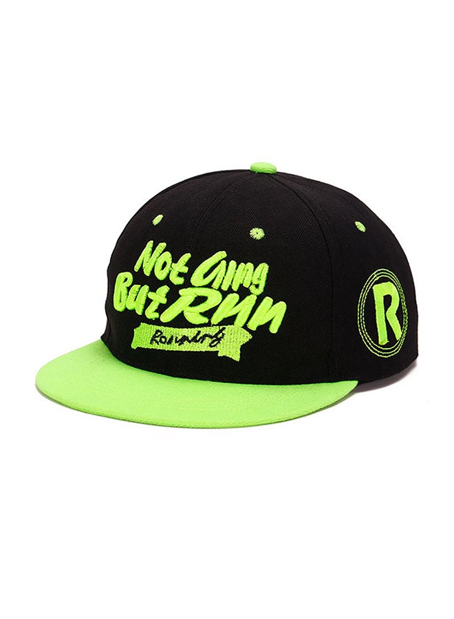 Hip Hop Snapback Cap Black/Green 