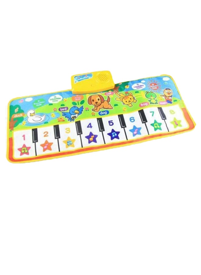 بساط لعب موسيقي بتصميم بيانو 73 x 28سم - Image 1