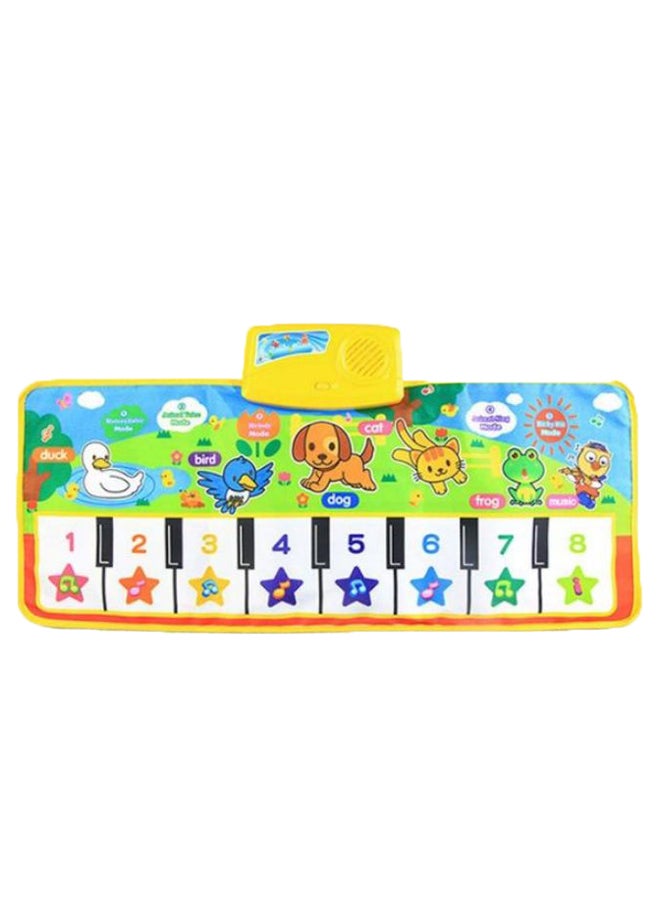 بساط لعب موسيقي بتصميم بيانو 73 x 28سم - Image 2