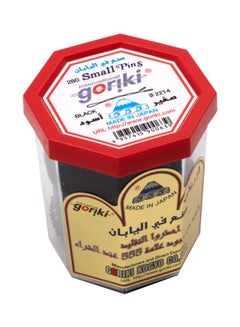 غوريكي طقم دبابيس شعر مكوّن من 280 قطعة أسود 