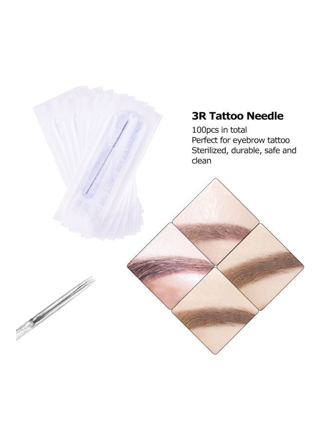 ATOMUS 100-Piece Tattoo Needle Set Silver  - Image 3