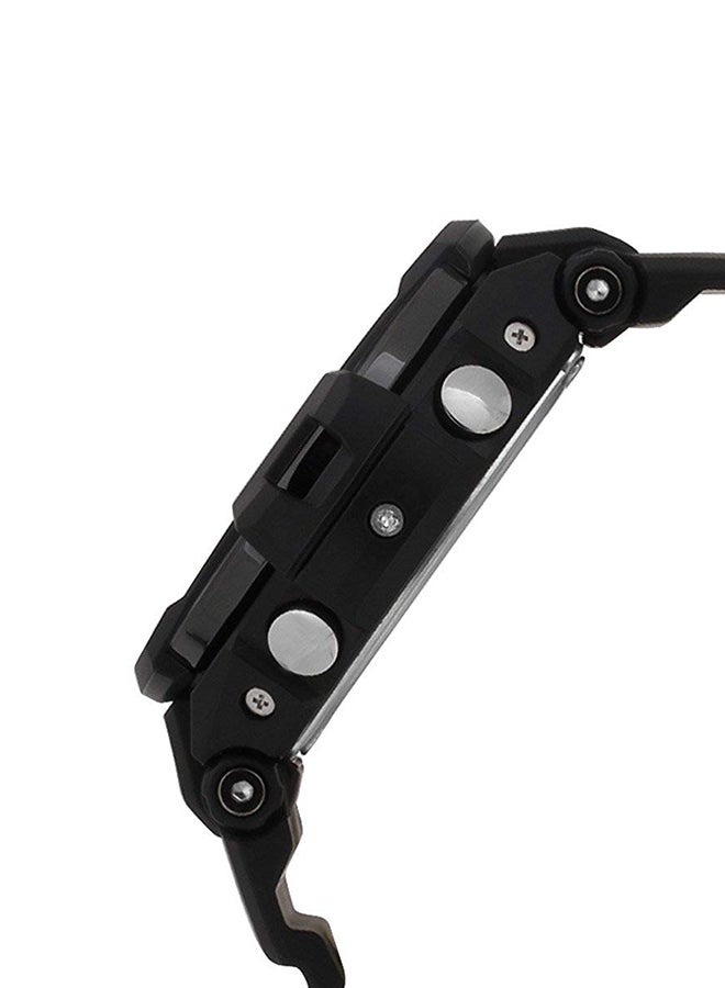 جي شوك ساعة مقاومة للماء بعقارب/ ورقمية وسوار من المطاط طراز GA-1100-1A3DR men - Image 3