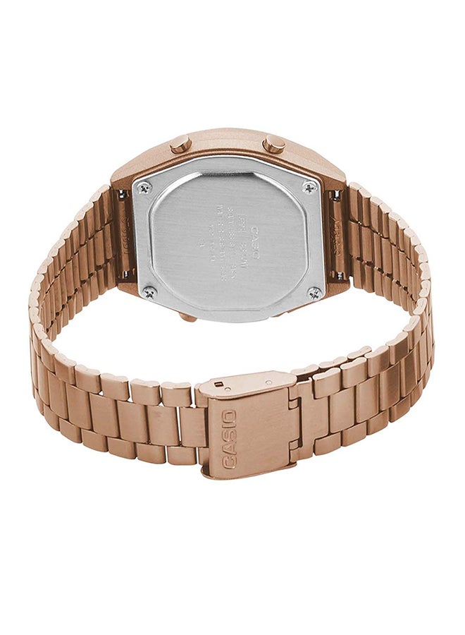 CASIO Women's Water Resistant Stainless Steel Digital Watch B640WC-5ADF - 39 mm - Rose Gold  - Image 2