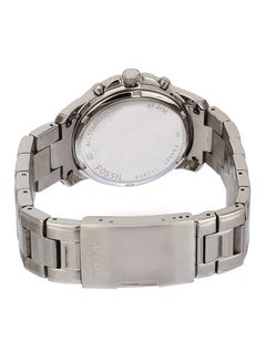 FOSSIL men Grant Water Resistant Stainless Steel Analog Watch FS4736 - 44 mm - Silver  - Image 2