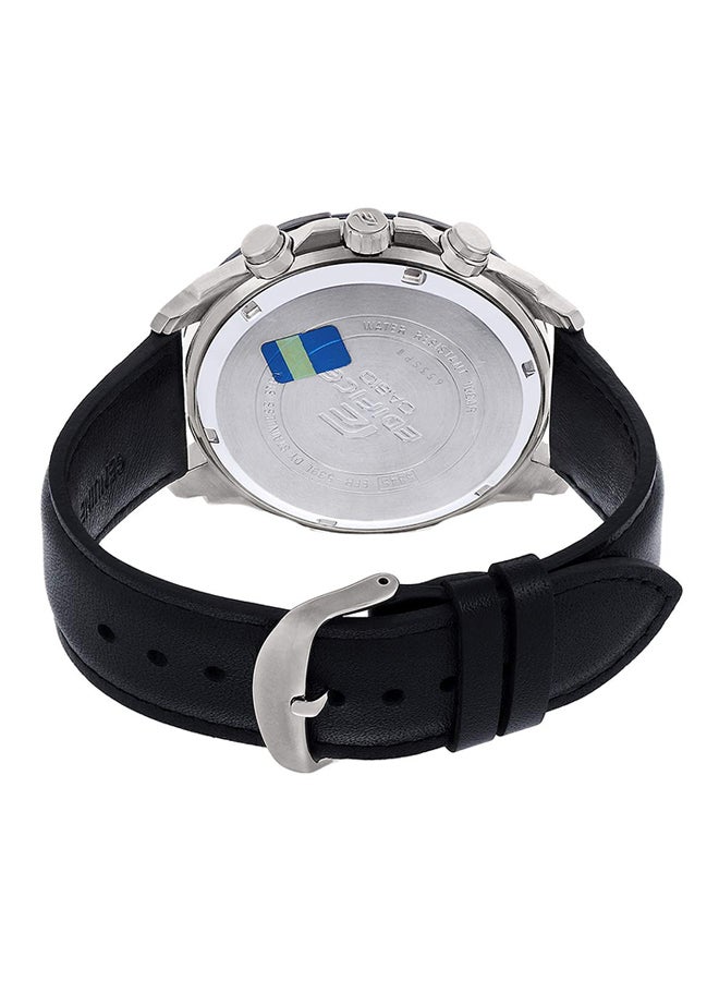 كاسيو ساعة يد كرونوغراف بلازو إمباير بسوار من الجلد طراز EFR-539L-1AVUEF للرجال - Image 2