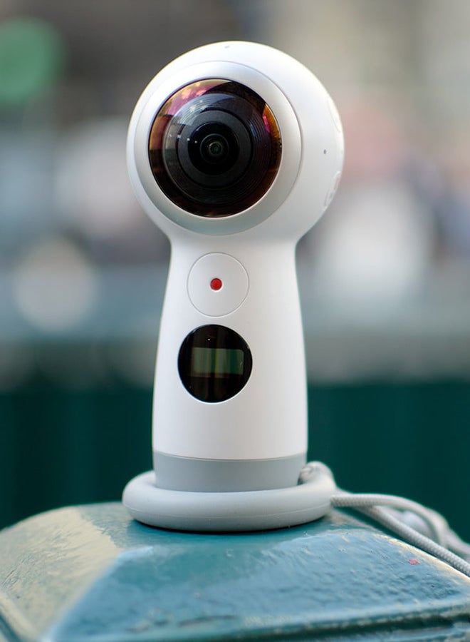 Samsung - Gear 360 8.4MP 4K HD Sports And Action Camera - Image 1
