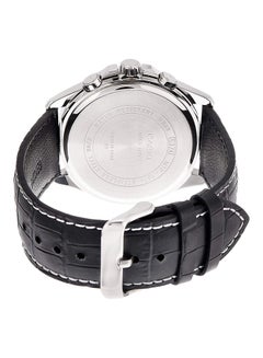 CASIO Men's Water Resistant Leather Enticer Analog Watch MTP1374L-1A - 44 mm - Black  - Image 2