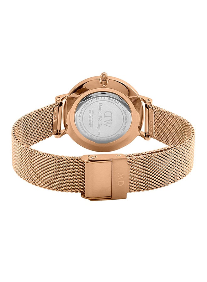 DANIEL WELLINGTON women Petite Melrose Stainless Steel Analog Watch DW00100161  - Image 2