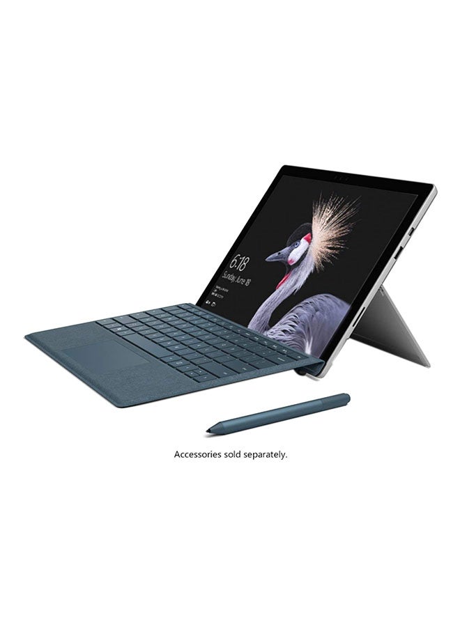 Microsoft - Surface PRO With 12.3-Inch Display, Core i7 Processor/16GB RAM/512GB SSD/Intel Iris Plus Graphics 640/Arabic Keyboard - 2017 Silver - Image 1