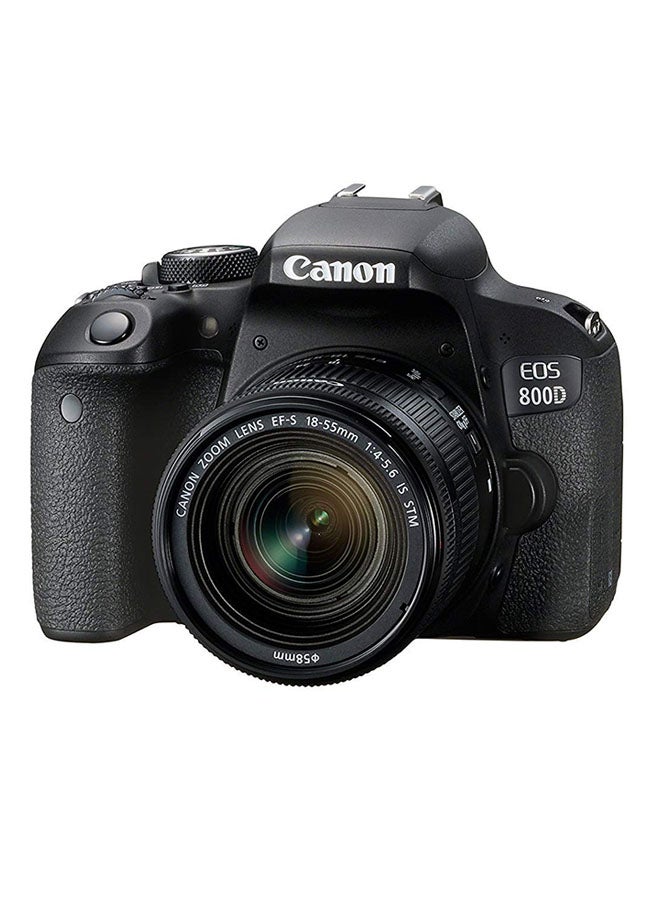 كاميرا EOS 800D بعدسة EF-S ببعد بؤري 18-55 مم وفتحة عدسة f/4-5.6 مع ميزة IS ومجموعة تقنية المحرك الخطوي ودقة 24.2 ميجابكسل - v1564134345/N13210436A_5