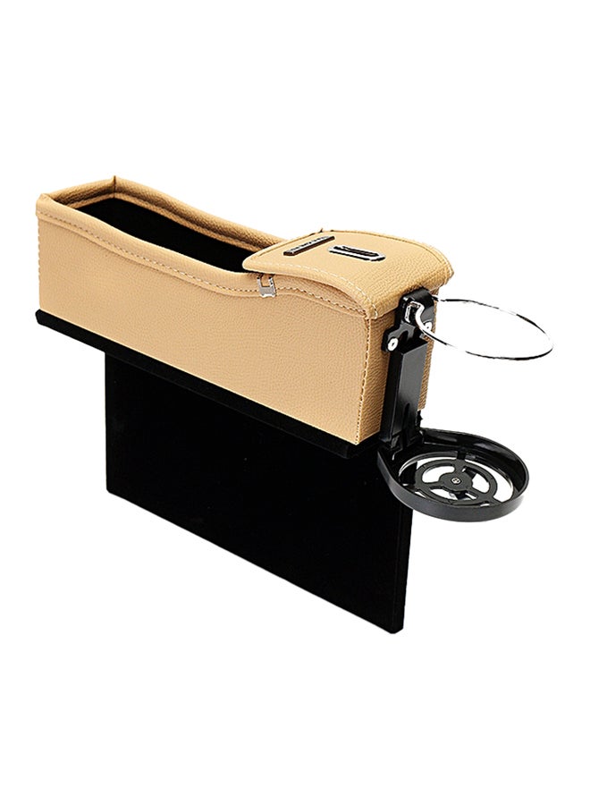 Sharpdocar - Leather Car Seat Gap Storage Box - Image 1