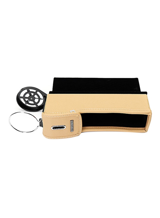 Sharpdocar - Leather Car Seat Gap Storage Box - Image 1
