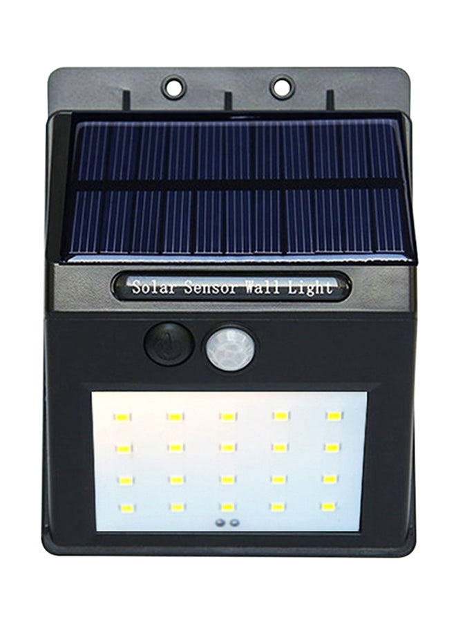 Generic PIR Motion Sensored Solar Light With 20 LED Black  - Image 1