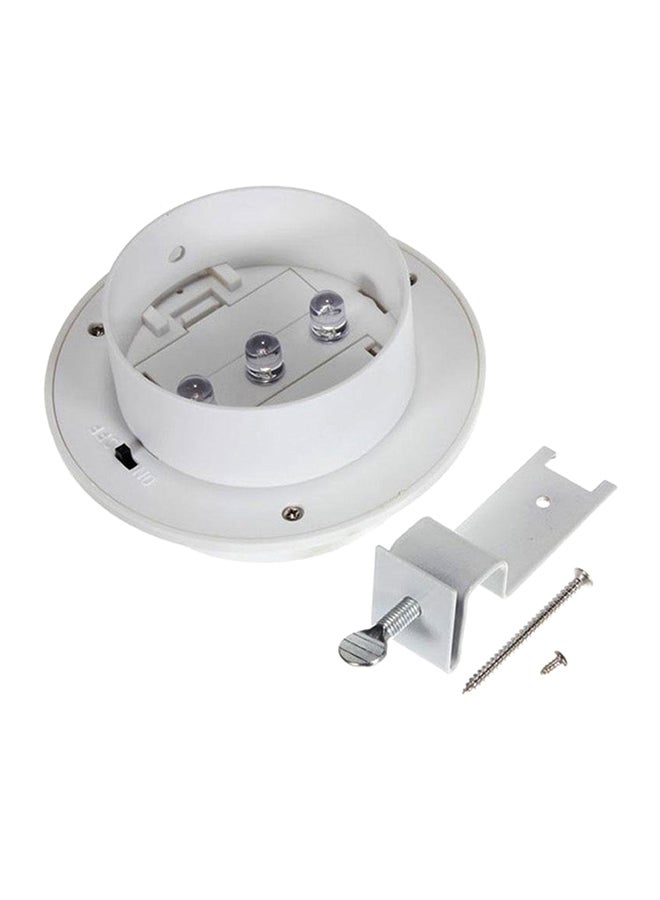 ماركة غير محددة مصباح LED يُثبَّت على الحائط في الحديقة يعمل بالطاقة الشمسية أبيض/ أسود  - Image 3
