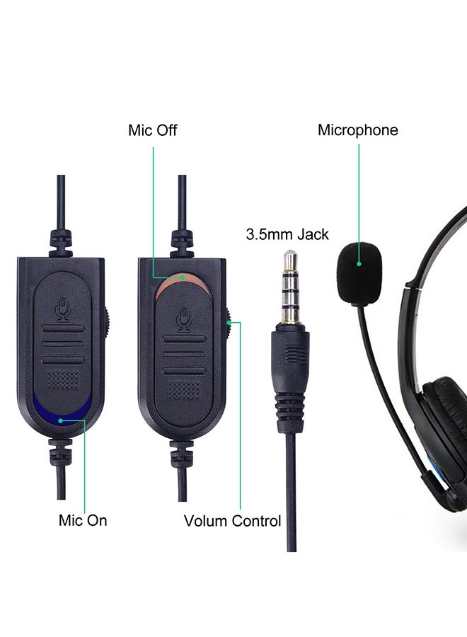 Generic - Wired Gaming Headset With Microphone For PS4 /PS5 /XOne /XSeries /Nswitch /PC - Image 1