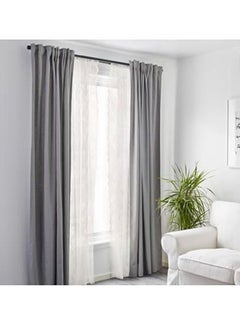 ماركة غير محددة قطعتان من ستائر الشبابيك الشبكية أبيض 300x145Ø³Ù†ØªÙŠÙ…ØªØ±  - Image 4
