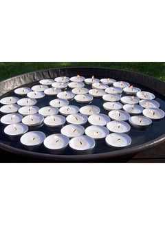 Generic 100-Piece Non-Scented Small Candle Silver  - Image 2