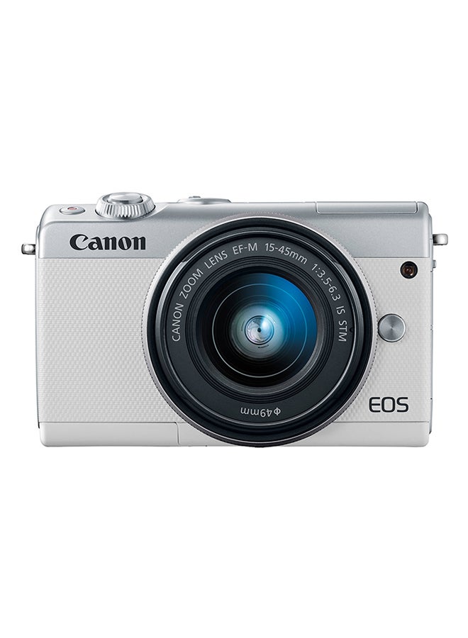 Canon - EOS M100 24.2 MP Mirrorless Camera With EF-M 15-45mm IS STM Lens Kit - Image 1