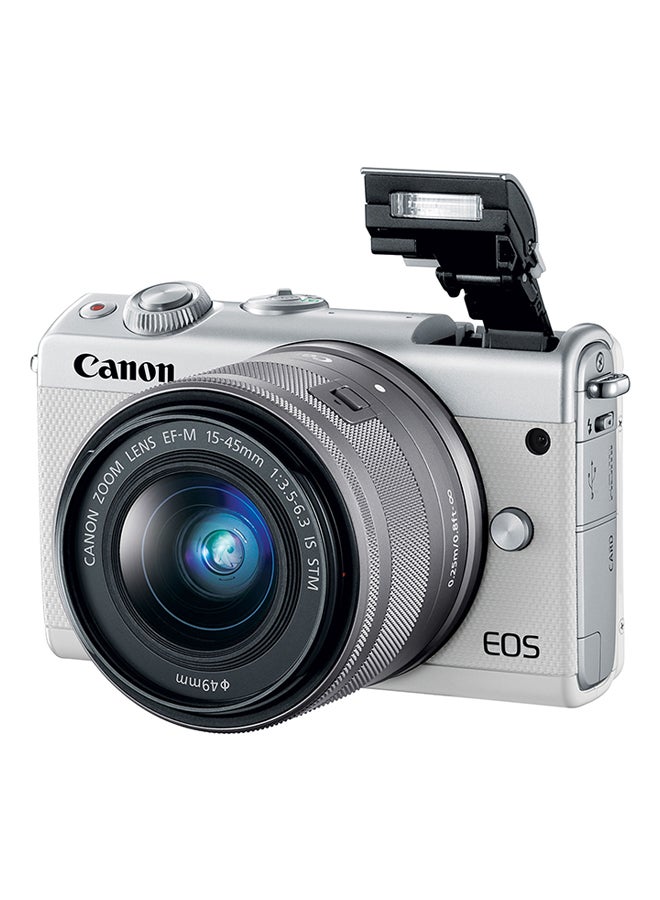 Canon - EOS M100 24.2 MP Mirrorless Camera With EF-M 15-45mm IS STM Lens Kit - Image 1