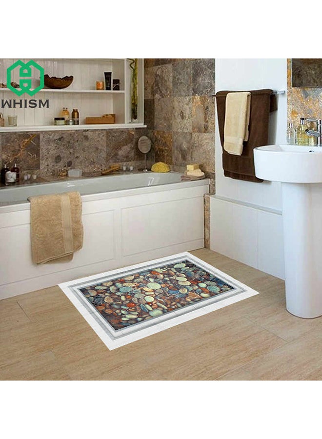 ملصق جداري زخرفي ثلاثي الأبعاد 2 في 1 للأرضية متعدد الألوان 90 x 60سم - Image 4