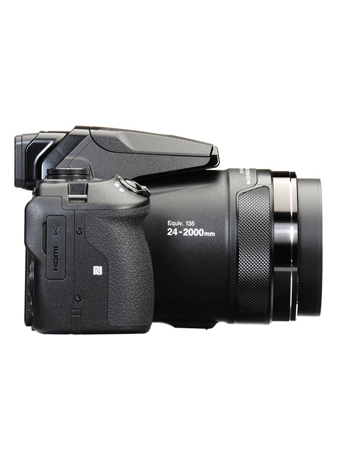 Coolpix P900 Point And Shoot Camera 83X Wide Optical Zoom-NIKKOR ED Glass Lens 16MP With Vari-angle LCD Screen, Built-in Wi-Fi, NFC And GPS And Accessory Bundle