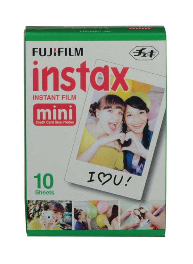 Instax Mini 9 Instant Film Camera With 10 Film Sheets