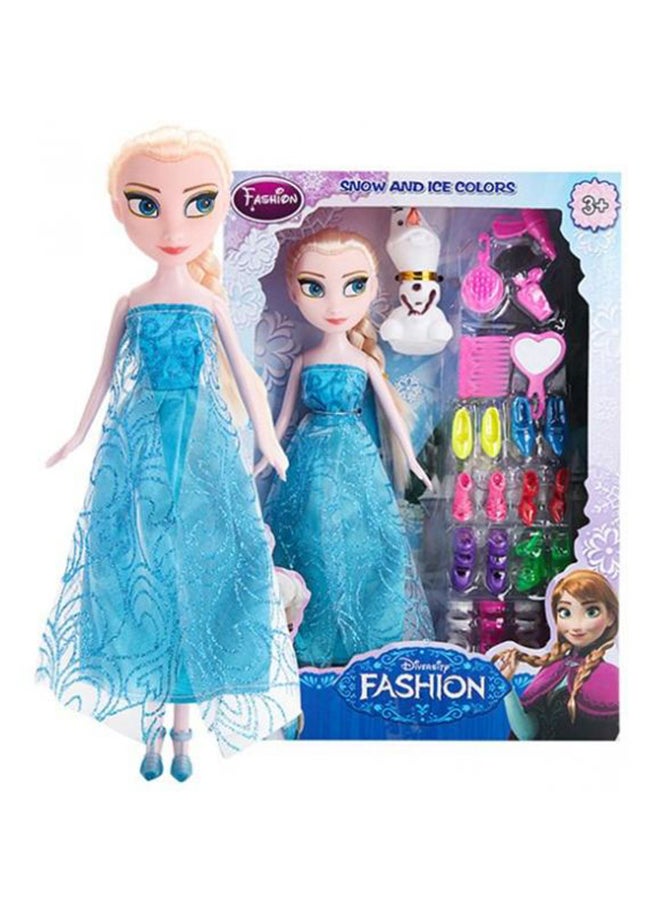 Frozen Princess Doll Dress Set - Image 1