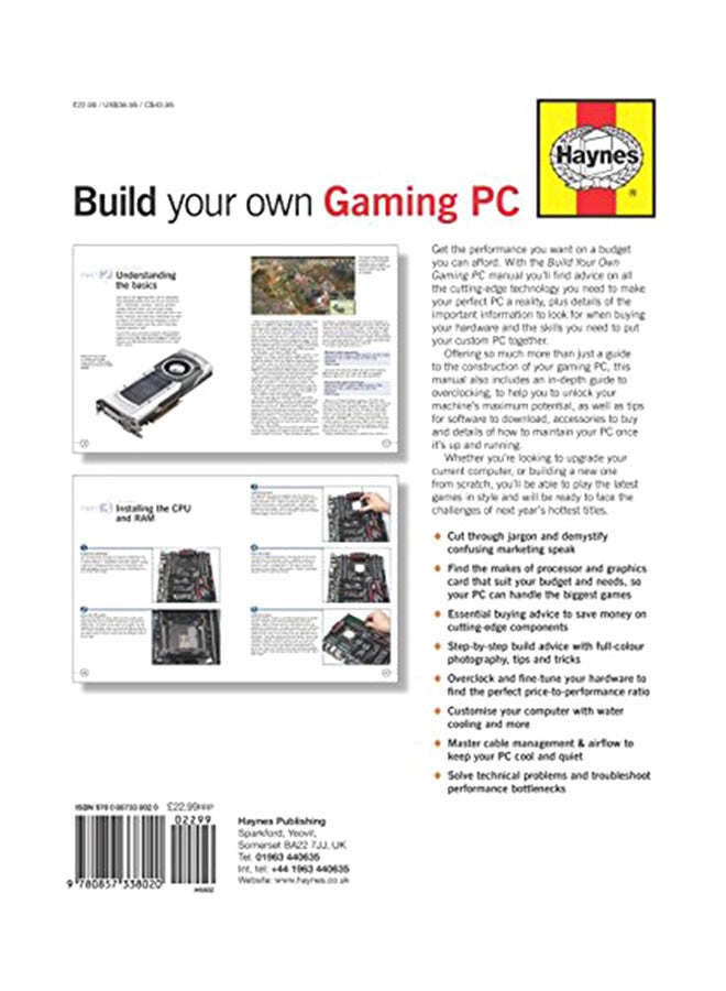 Build Your Own Gaming Pc: The Step-By-Step Manual To Building The Ultimate Computer hardcover english - November 15, 2015