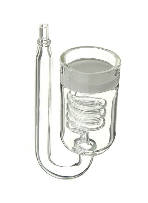 Durable U Glass Aquarium Tank Plant Atomizer White 9x3x3cm