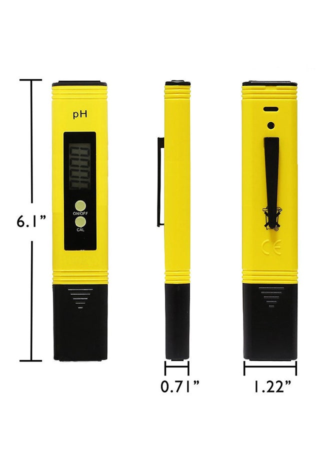 Automatic PH Meter Tester Yellow 22x4x2cm - Image 2