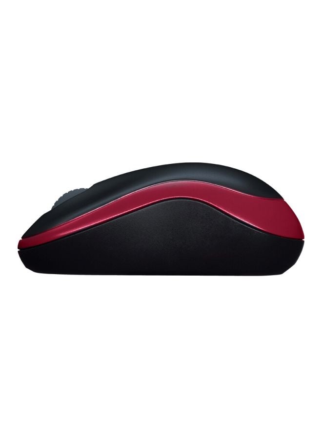 Logitech M185 Wireless Optical Mouse Red - Image 2