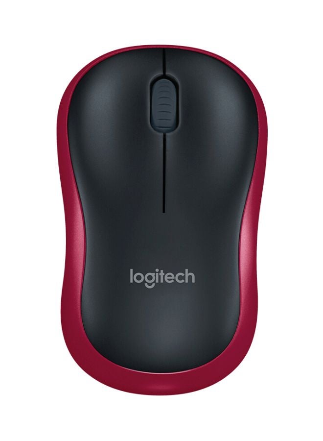 Logitech M185 Wireless Optical Mouse Red - Image 1