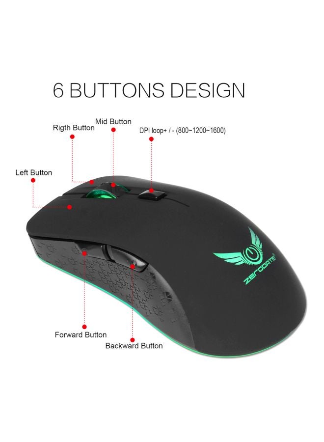 X90 Wireless Optical Mouse Black