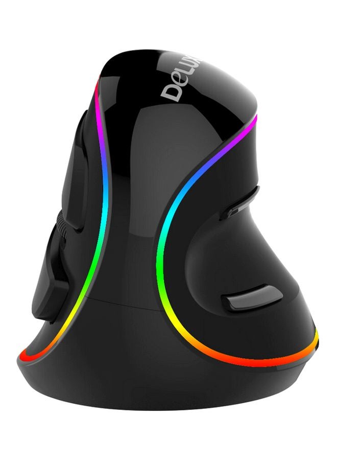 DELUX M618 Plus Wired Optical Gaming Mouse Black - Image 5