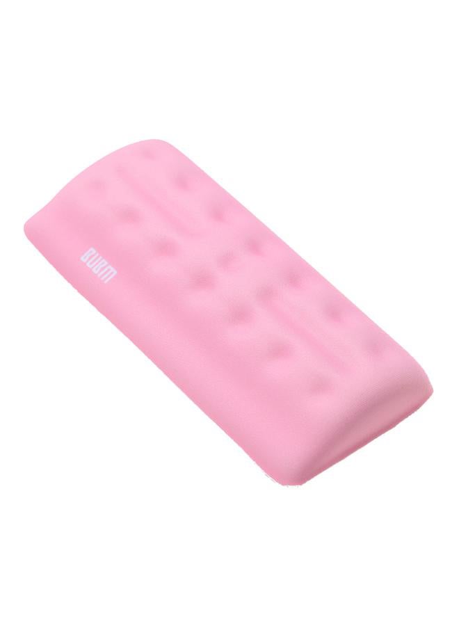 لوحة لإراحة المعصم من إسفنج ميموري فوم وردي - Image 1