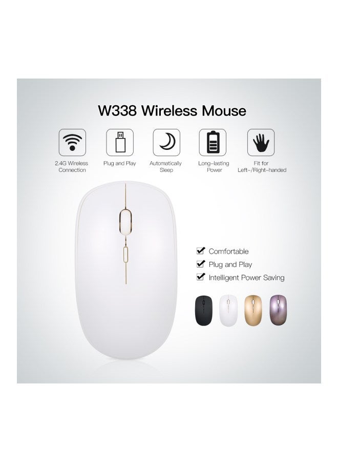 Wireless Optical Mouse White - Image 2