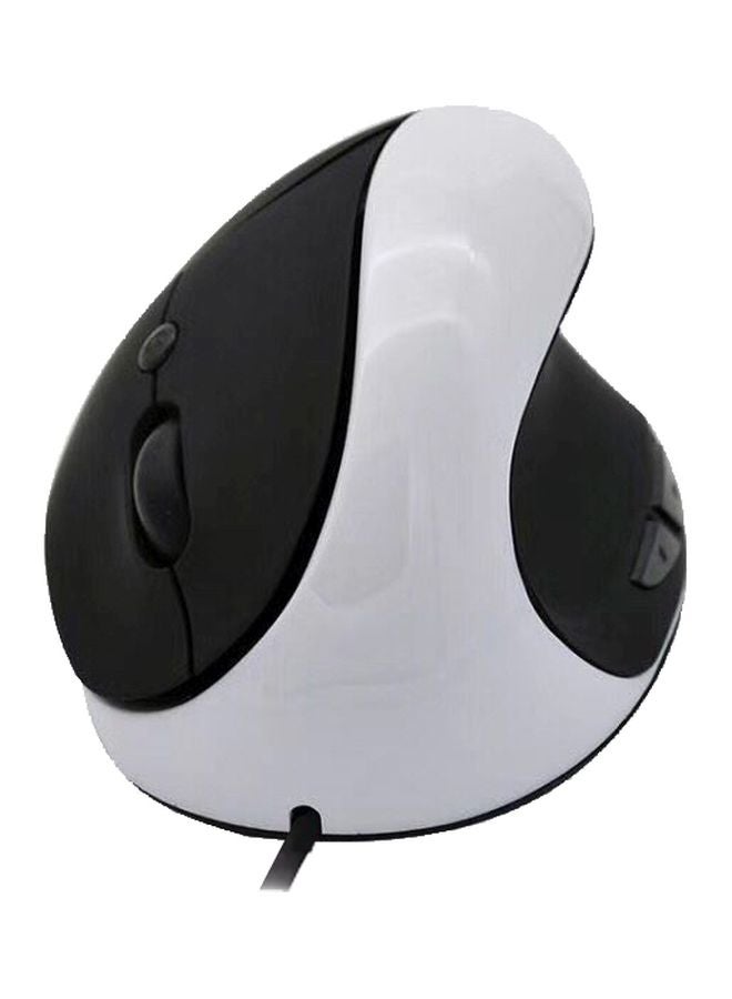Vertical Wired Optical Mouse White - Image 1