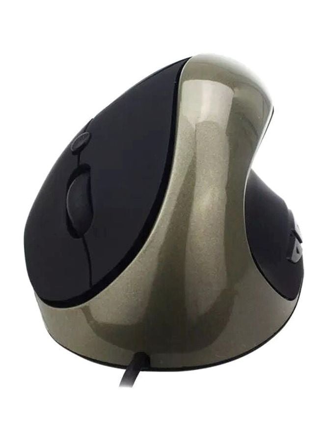 Vertical Wired Optical Mouse Grey