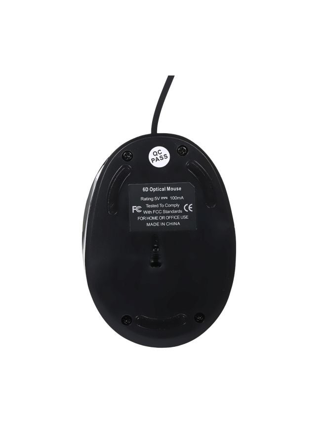 Vertical Wired Optical Mouse Grey