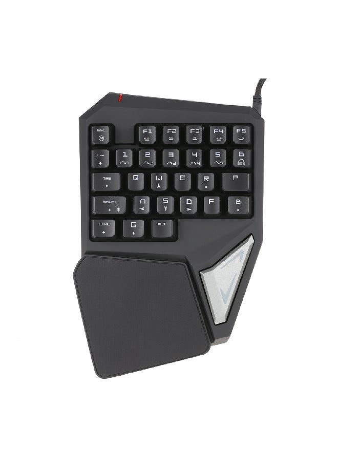 DELUX - USB Backlit Mechanical Keyboard Black - Image 1
