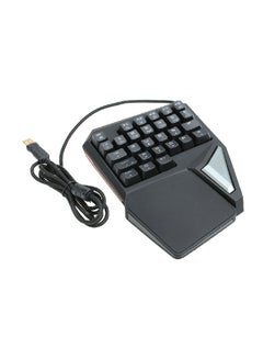 DELUX USB Backlit Mechanical Keyboard Black  - Image 4