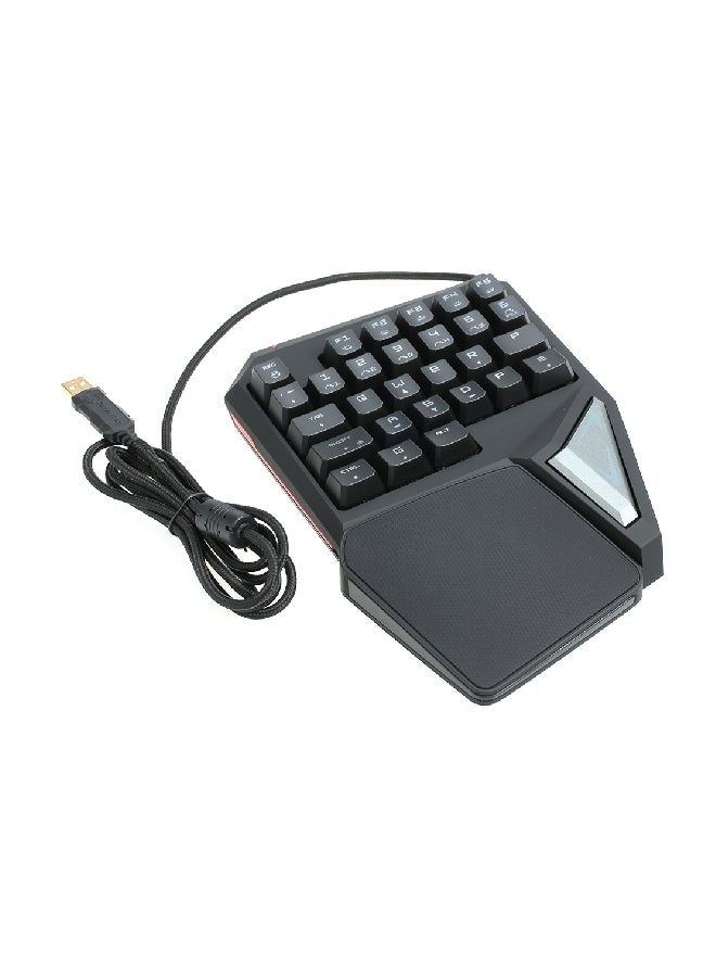 DELUX - USB Backlit Mechanical Keyboard Black - Image 1