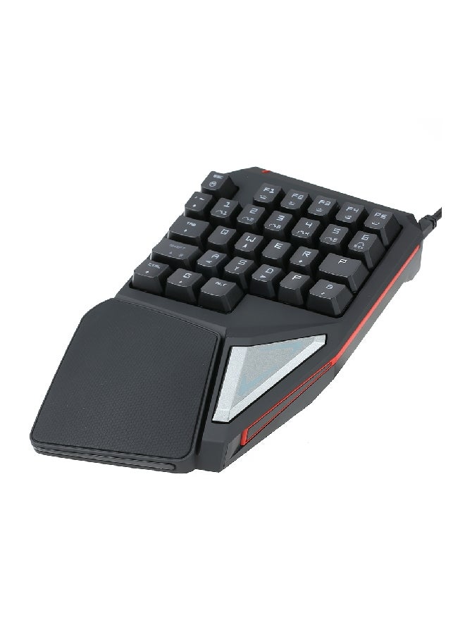 DELUX - USB Backlit Mechanical Keyboard Black - Image 1