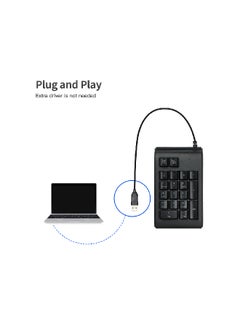 Generic USB Wired Mechanical Keyboard Black  - Image 3