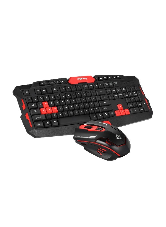 Dsfy - HK8100 Wireless Gaming Keyboard And Mouse Set - Image 1