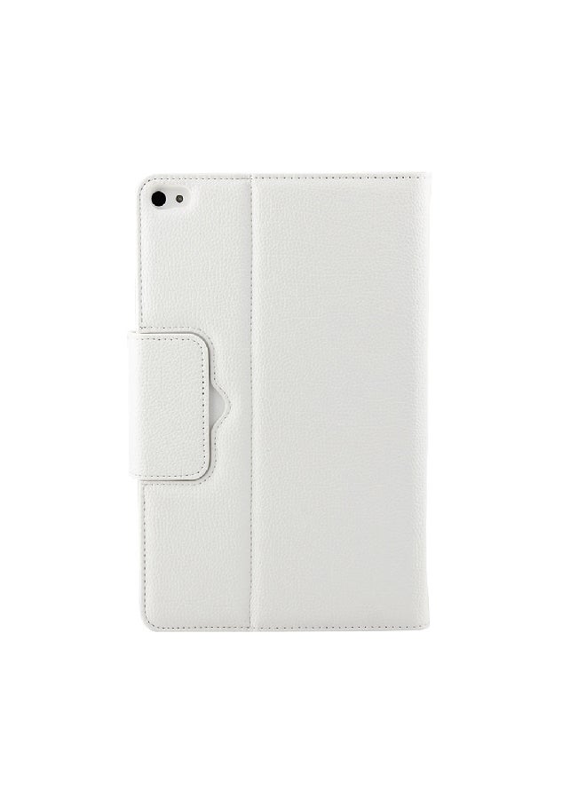 Wireless Bluetooth Keyboard With Case Cover For Huawei MediaPad M2 White